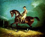 charles emile callande jockey montant un cheval de course Germany oil painting artist